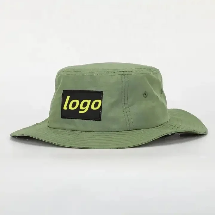 OEM UV Protection Sun Visor Wide Brim Causal Unisex Outdoor Polyester Cotton Bucket Hat Fishing Cap Custom Logo