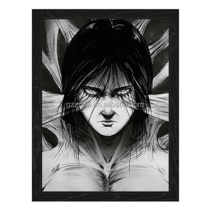 В наличии, 3D Японские Аниме, линзовидный плакат с быстрой доставкой