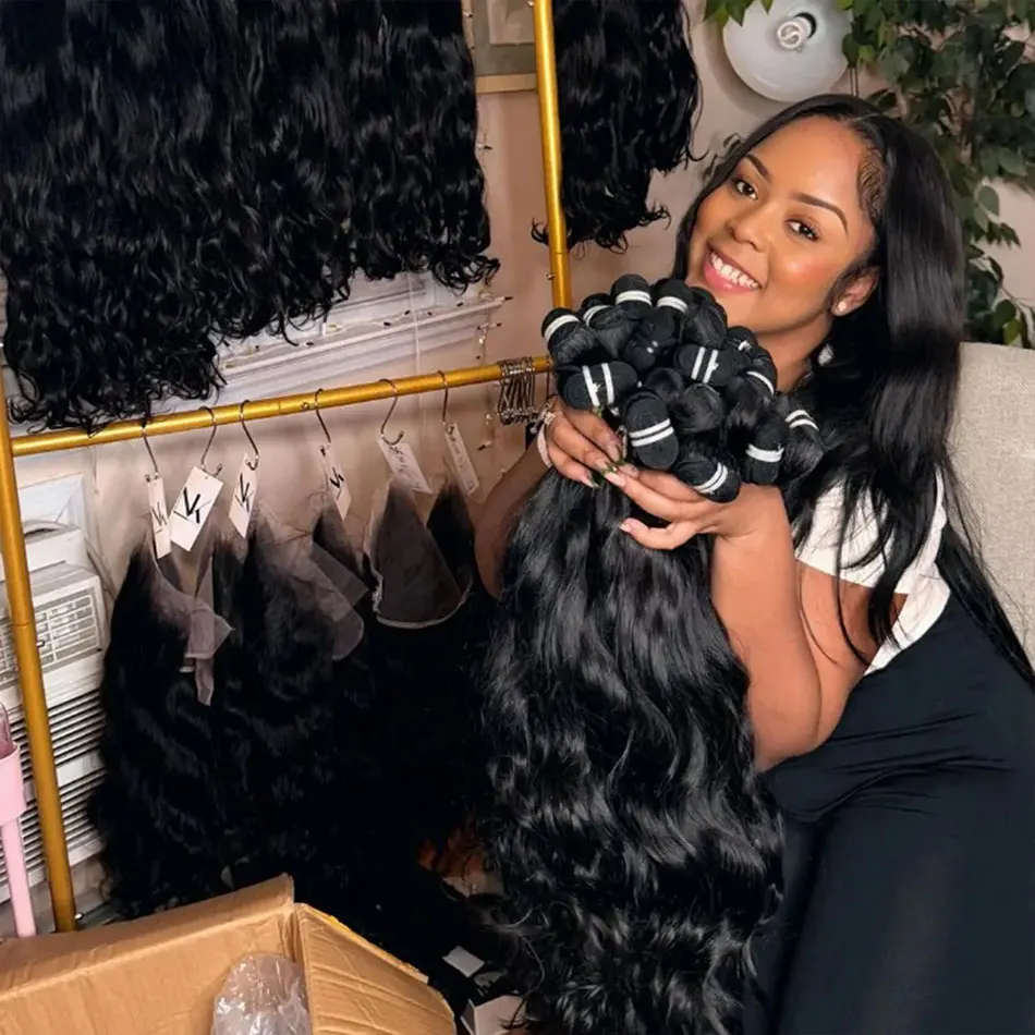 Вьетнамский Поставщик необработанных натуральных волос, 100 человеческие волосы, бразильские волосы из Вьетнама, 40 50 дюймов, 15 А