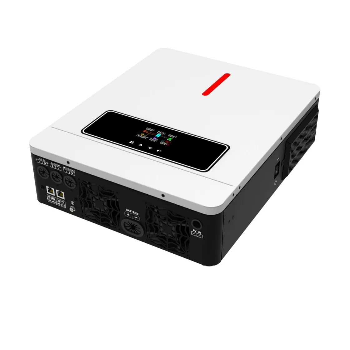 3.5KW 24VDC 230VAC встроенный Wi-Fi Гибридный инвертор с пусковым напряжением 60VDC солнечный без батареи для выключения сети и на сетке