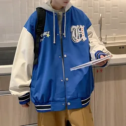 VDO Sport Ins Casual Versatile Loose Coat Couple Jacket Unisex Baseball Uniform  For Autumn