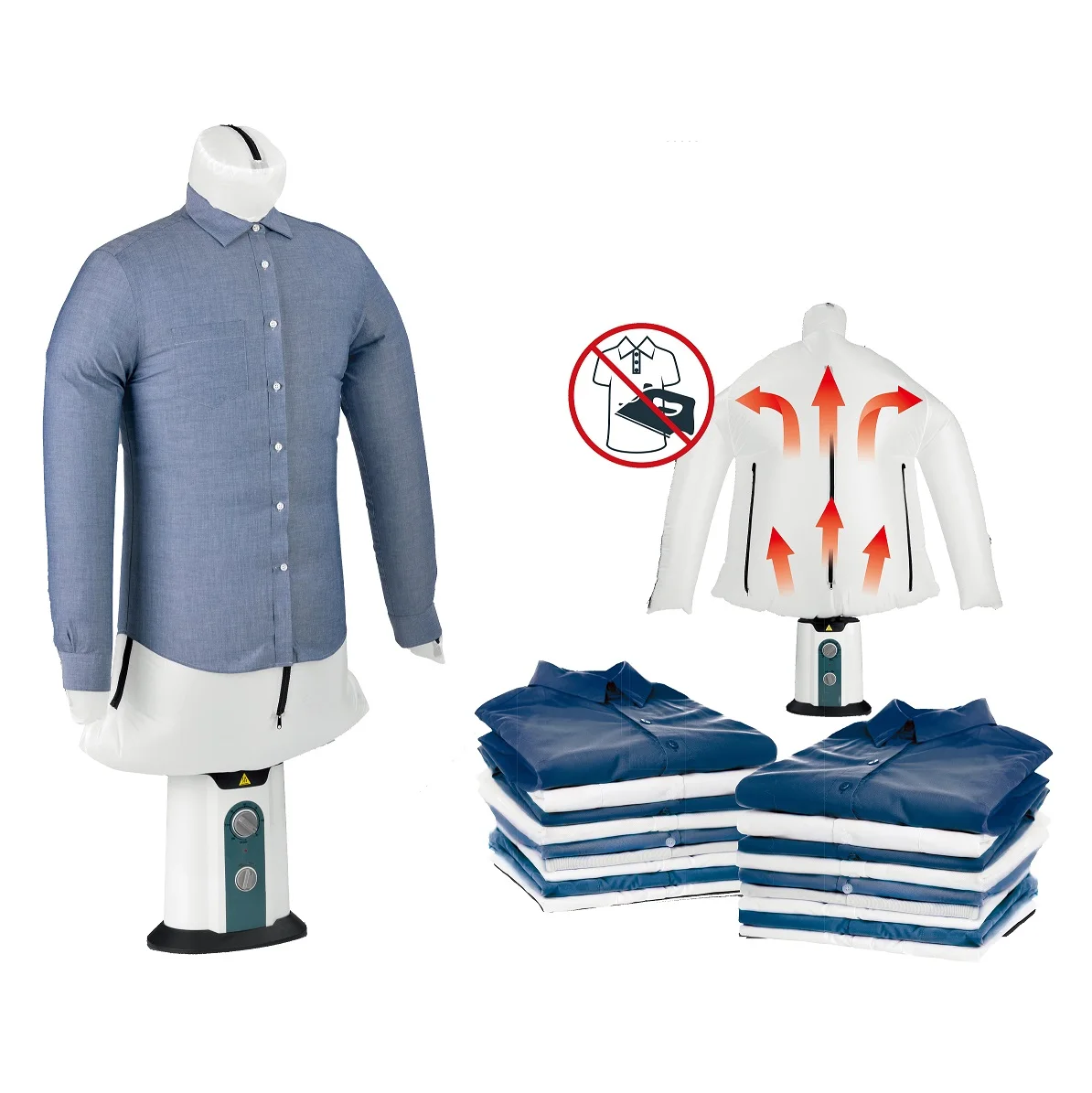 
iron clothes dryer shirt dryer drying and ironing machine 