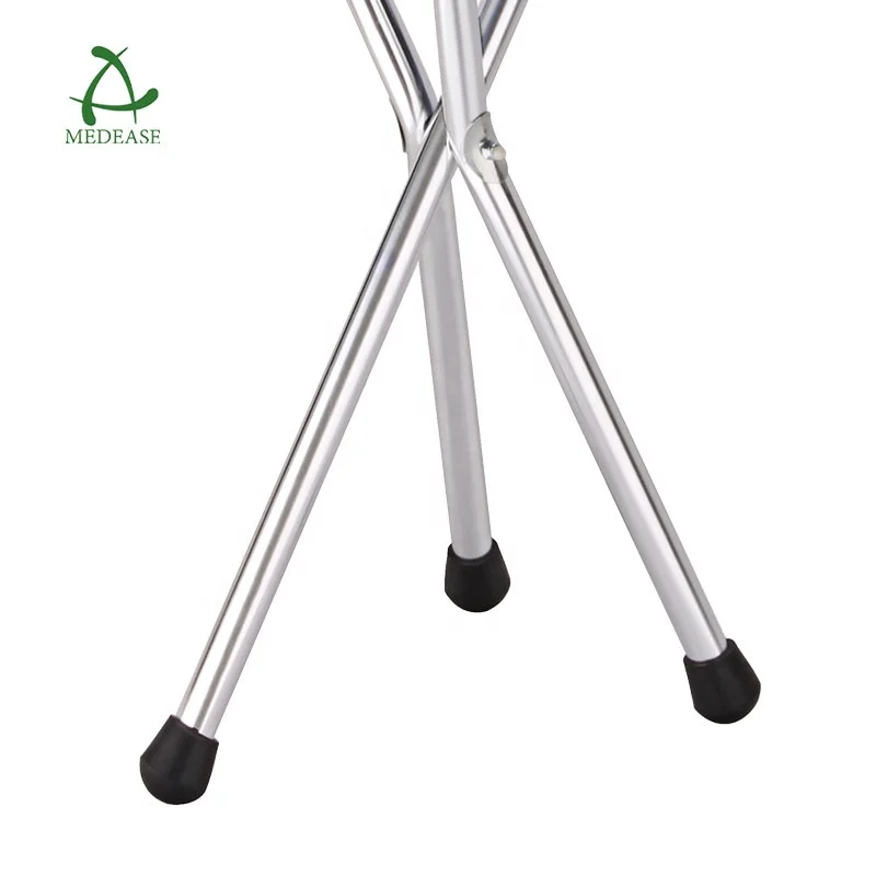 Walking Stick Chair Combo Lightweight Aluminum Cane With Seat Folding Cane Chair