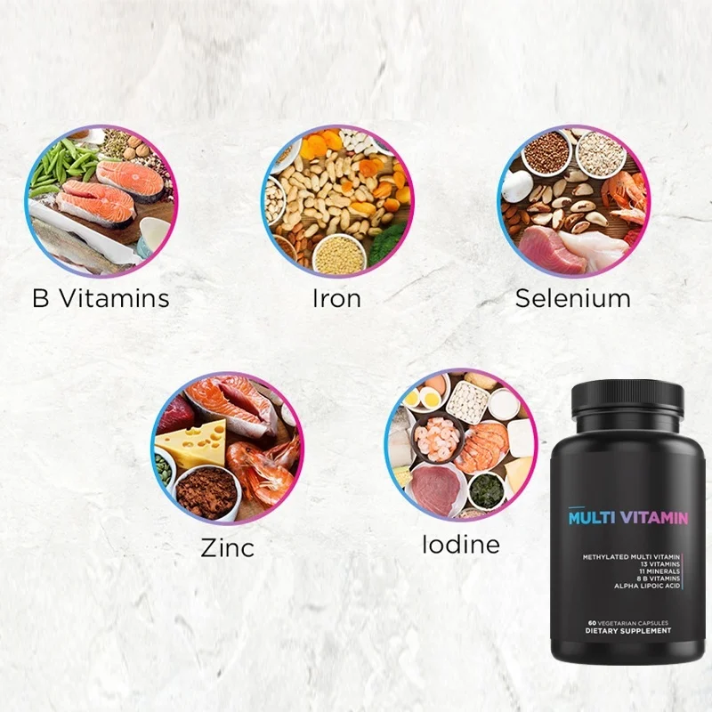 Hot Selling Best Multi Vitamin Capsules  Vitamin C Multi Vitamin Capsules Support Health