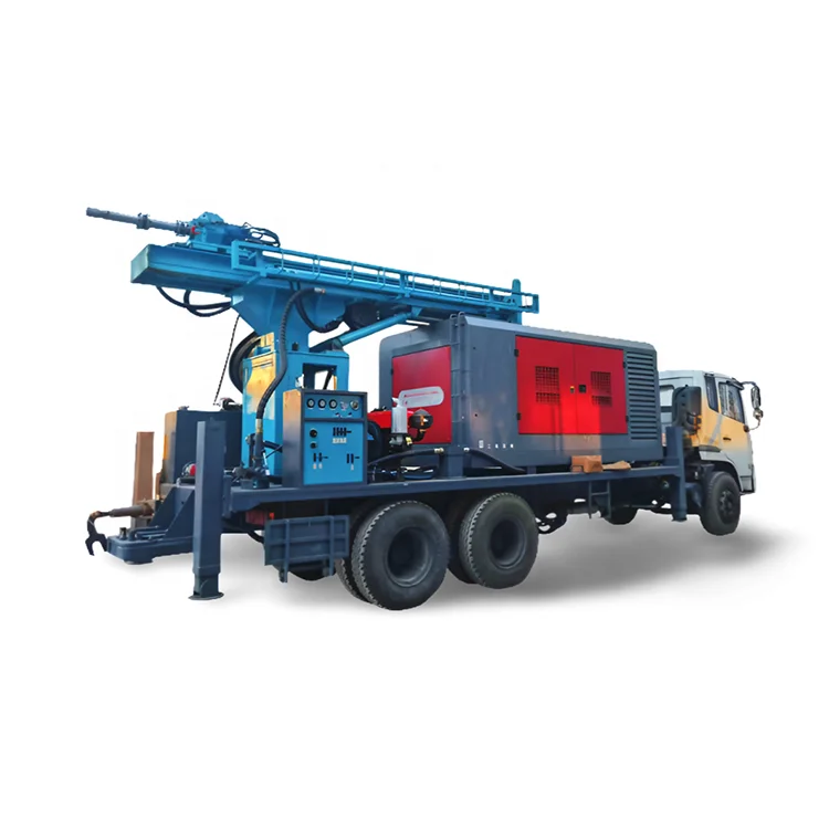 Deep Water Well Bore Heavy Duty Mine Drilling Drilling Rig With 6x6 Truck for Water Well Farm Sale