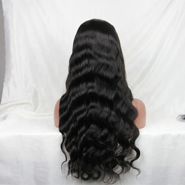 Wholesale hot sale new style transparent lace front wig virgin cuticle aligned Brazilian human hair lace frontal wig