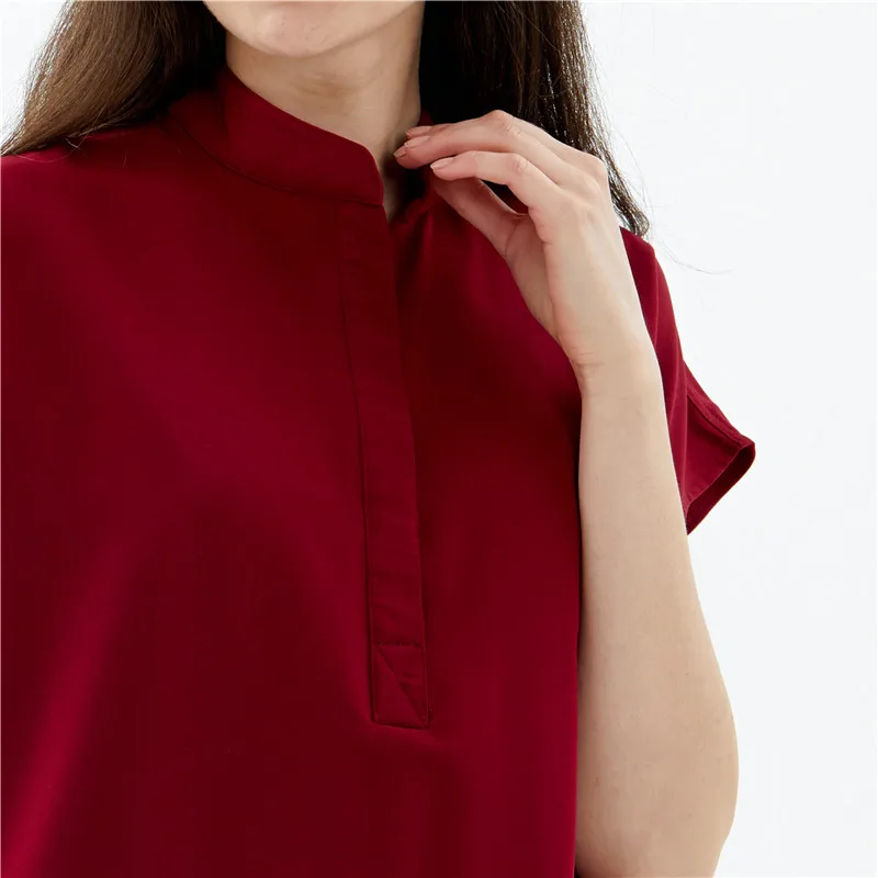 Fashionable Nurse Uniform Grey Medical Scrubs Nursing Uniform Hospital Uniforms