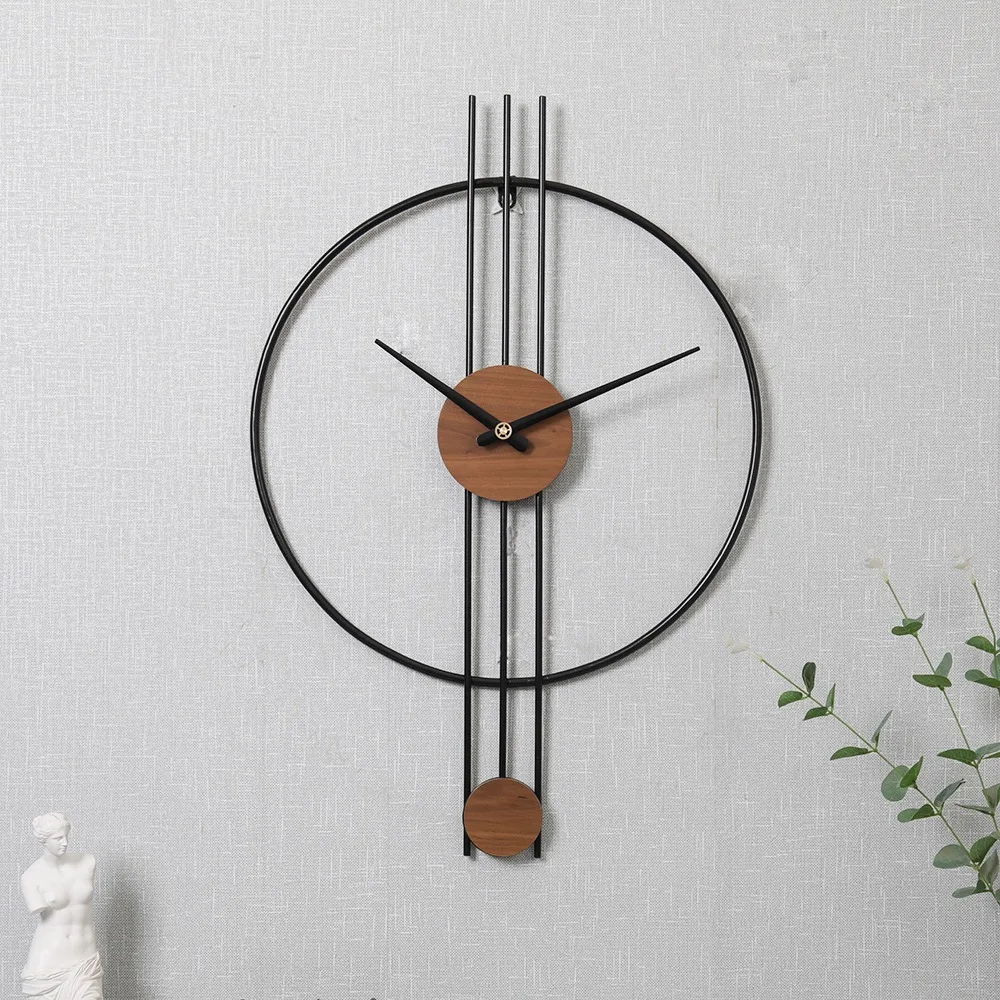 Настенные металлические часы 45x67 см