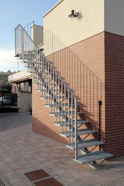 Durable and High-quality Modern Interior Outdoor Beam Floating Staircase Design Metal Steel Stairs