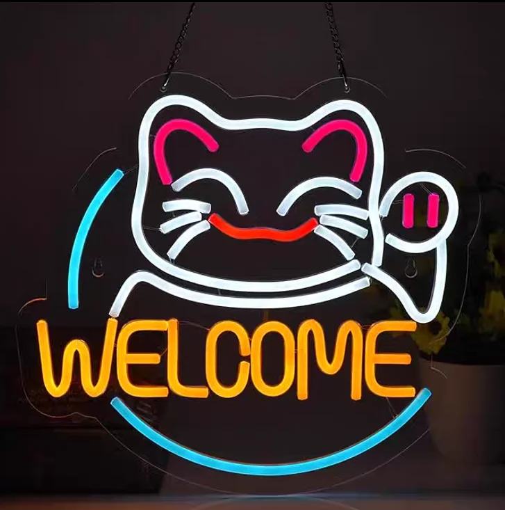 Hot sale Custom Poker led neon sign Wall mounted Led flex neon light business logo Sign Decoration for home party events games
