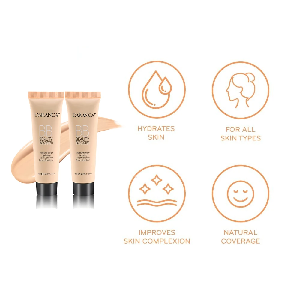 Private Label Makeup Moisturizing Long Lasting Hold Makeup Natural Color CC Cream BB Cream