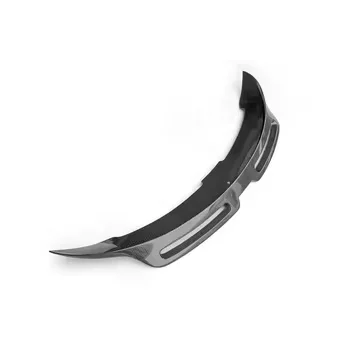 For Tesla Model Y Rear Spoiler Carbon Fiber Body Kit CM Type Rear Luggage Lip Tail Wing car modification kit