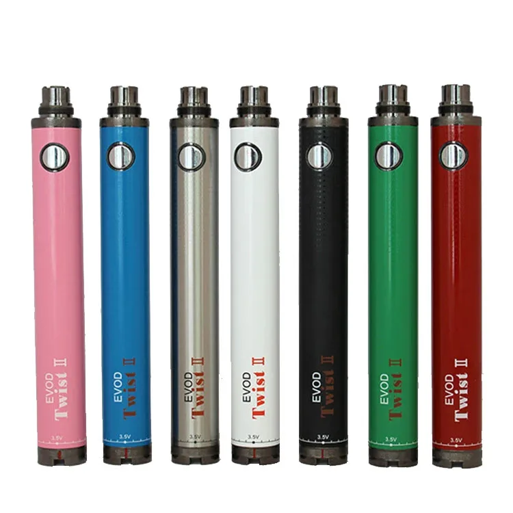 Evod twist 1600 mah evod twist II battery Vape pen  battery
