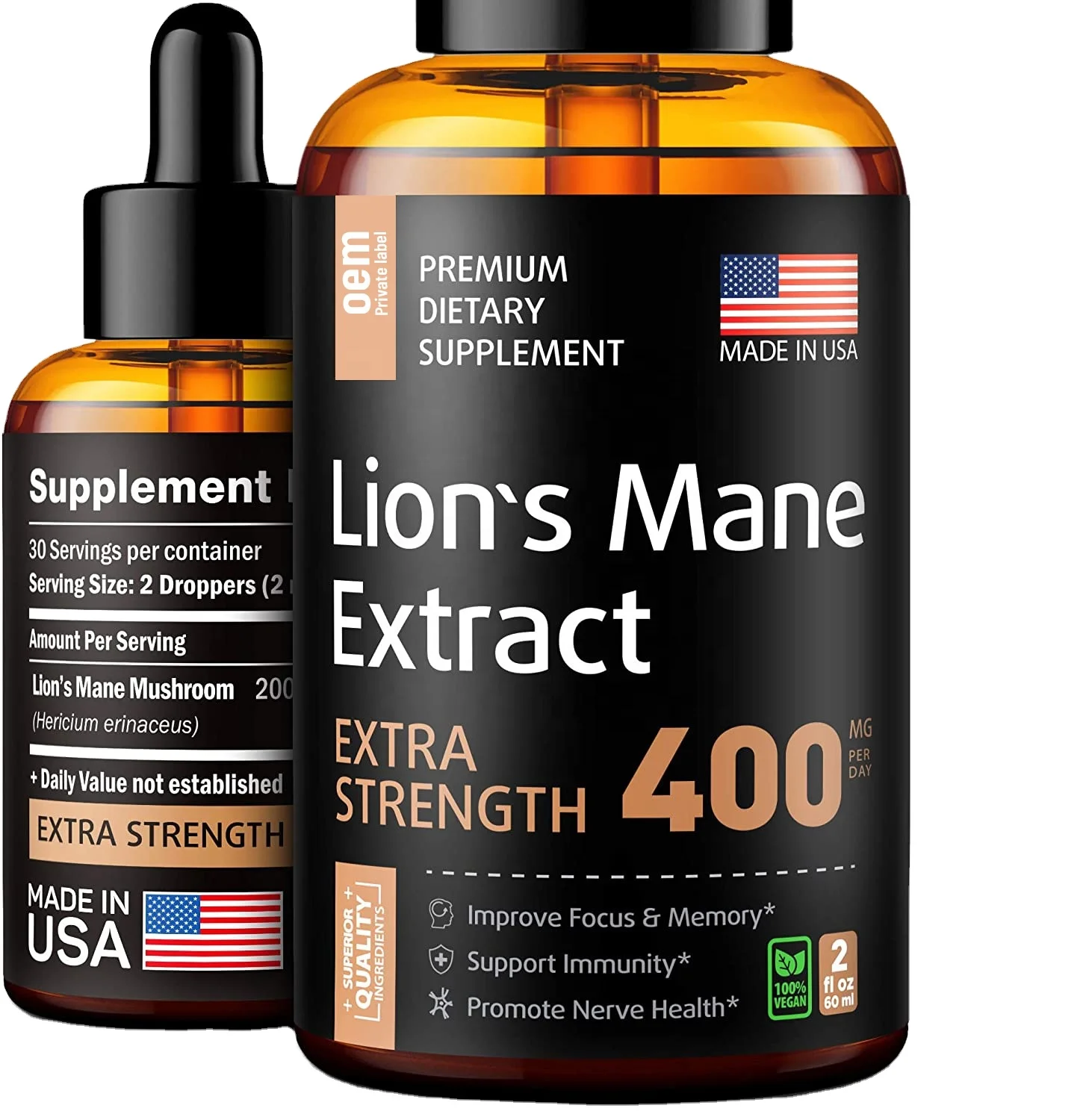 Капли Львиной гривы, экстракт гриба, капли Львиная Грива, ноотропы, жидкая иммунная система, усиление мозга, Органическая льва, грива, жидкость OEM