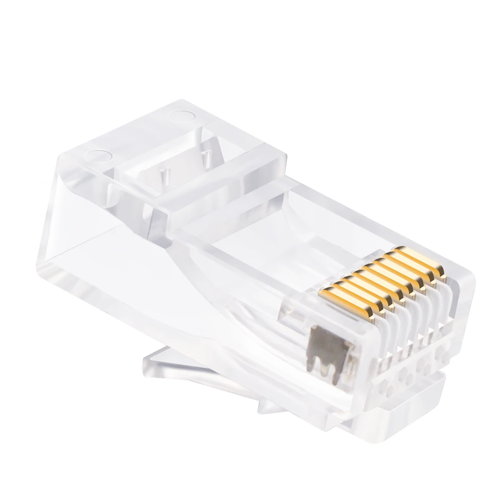 Заводская распродажа Trade Assurance 8 pin-8 ядро 8p8c utp ftp cat6 cat5 экранированный разъем