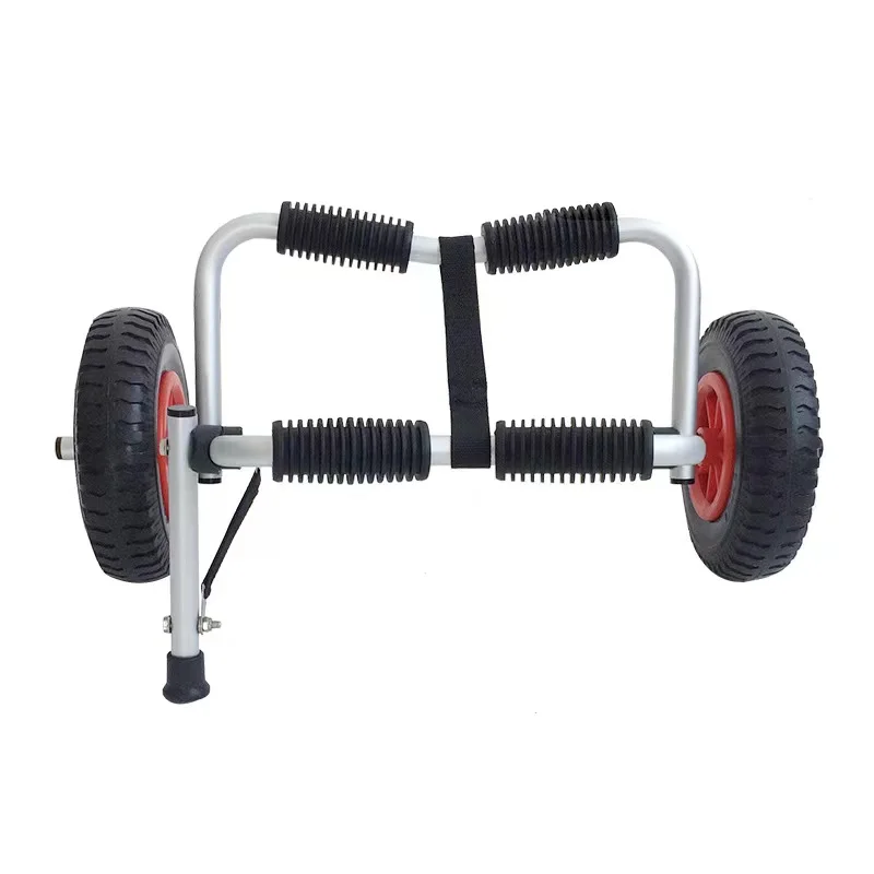 Multifunction Foldable Kayak Cart Trolley Portable Aluminum Kayak Canoe Cart Fishing Kayak Beach Trolley