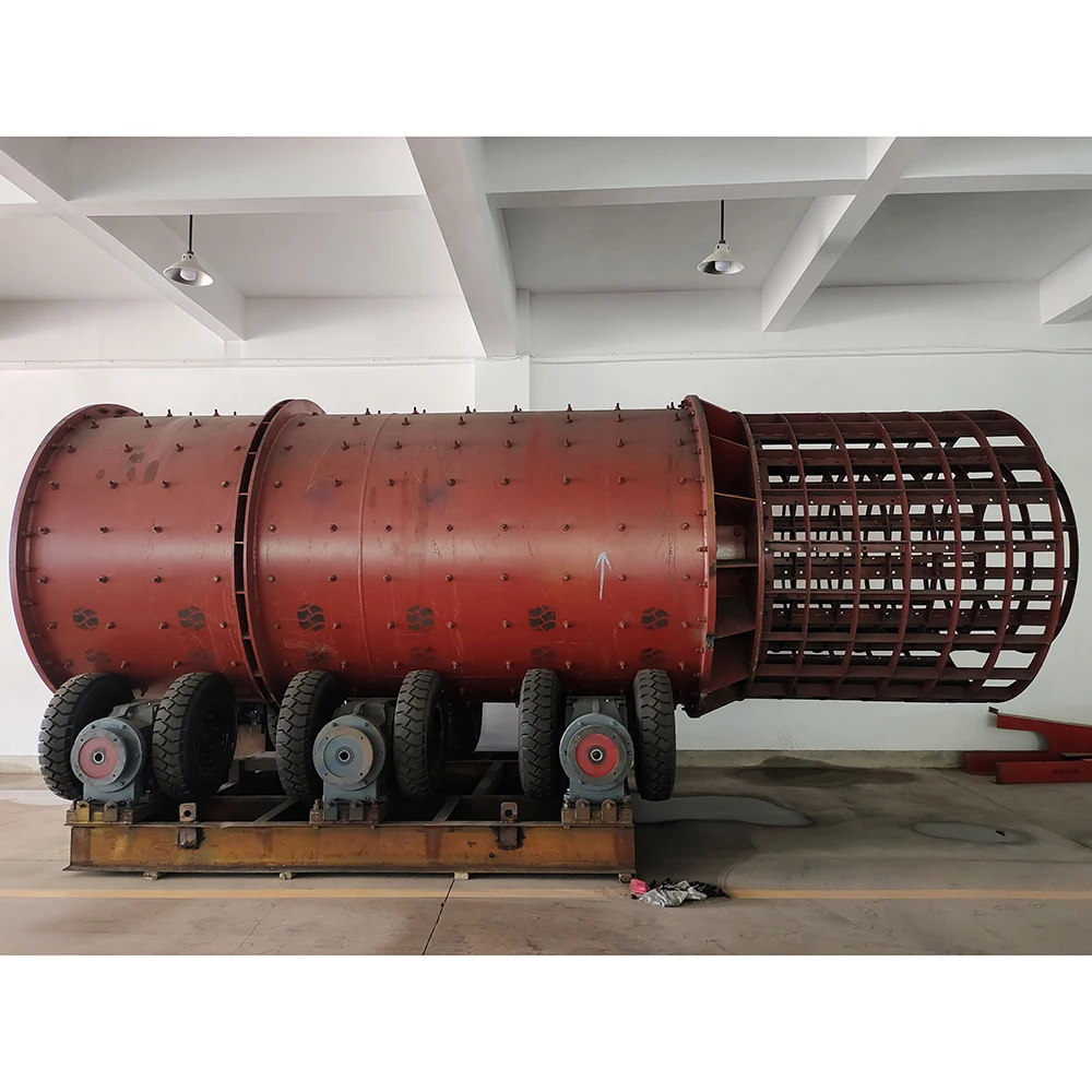 Аллювиальная Золотая моющая установка большой емкости, троммель, скруббер для разделения глины, золота