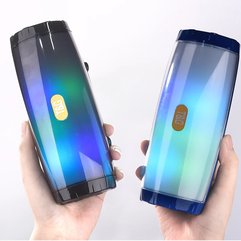 BT5.0 TG165C 1200 мАч 10 Вт светодиодная мигающая импульсная мини RGB поддержка освещения 2-в-1 серии TWS соединение для компьютера мобильного телефона