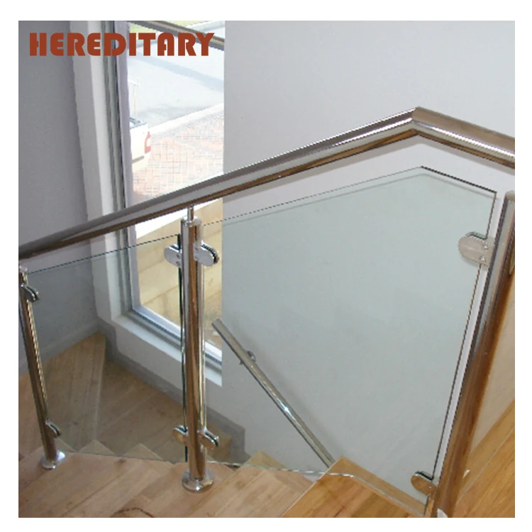 Exterior plexiglass railing guard rail for balcony system