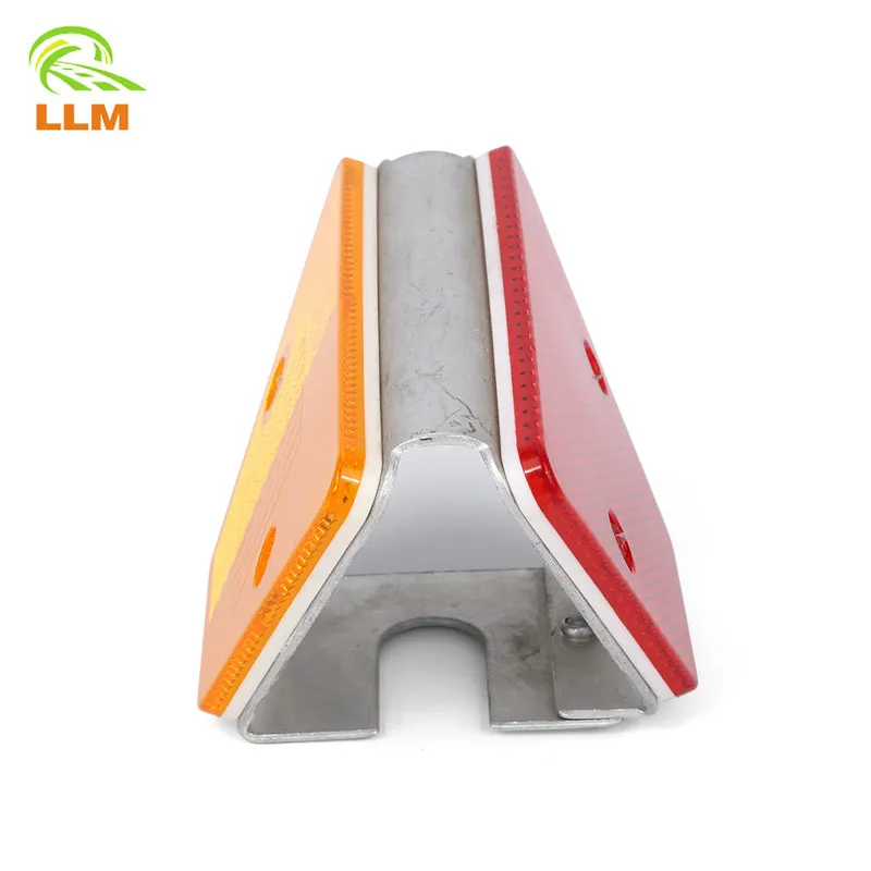 Roadway Delineator Manufacturer Price White Reflective Plastic Roadside Markers Highway Guardrail Reflectors Traffic Delineators