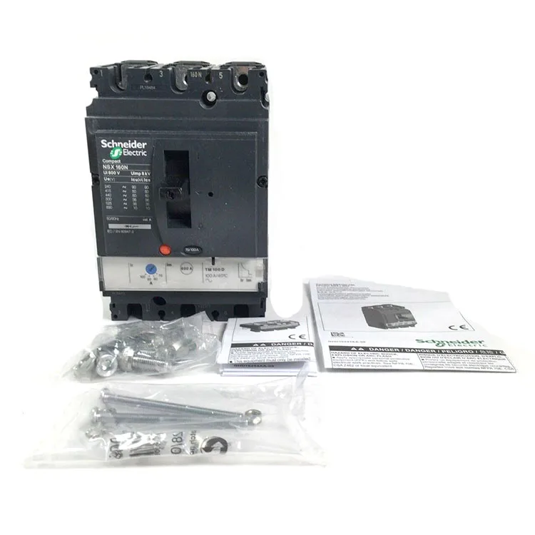  LV430840 Merlin Gerin MCCB OEM/ODM заводской компактный NSX 160 Amp 3 Pole NSX160N