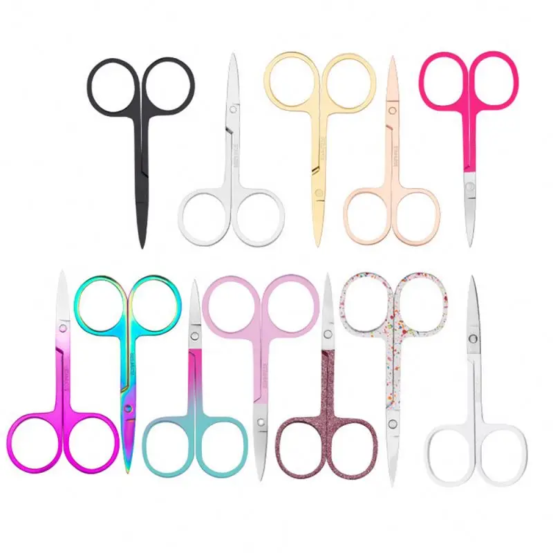 Eyebrow scissors trimming mini scissors cutting mini eyelash cutting scissors