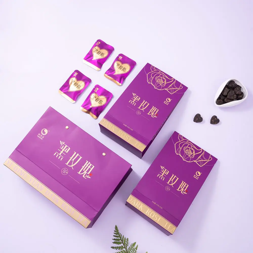 Factory Hot Sale Hunan Chinese Tea dark rose with rose flavor body care For Beauty Skin Care