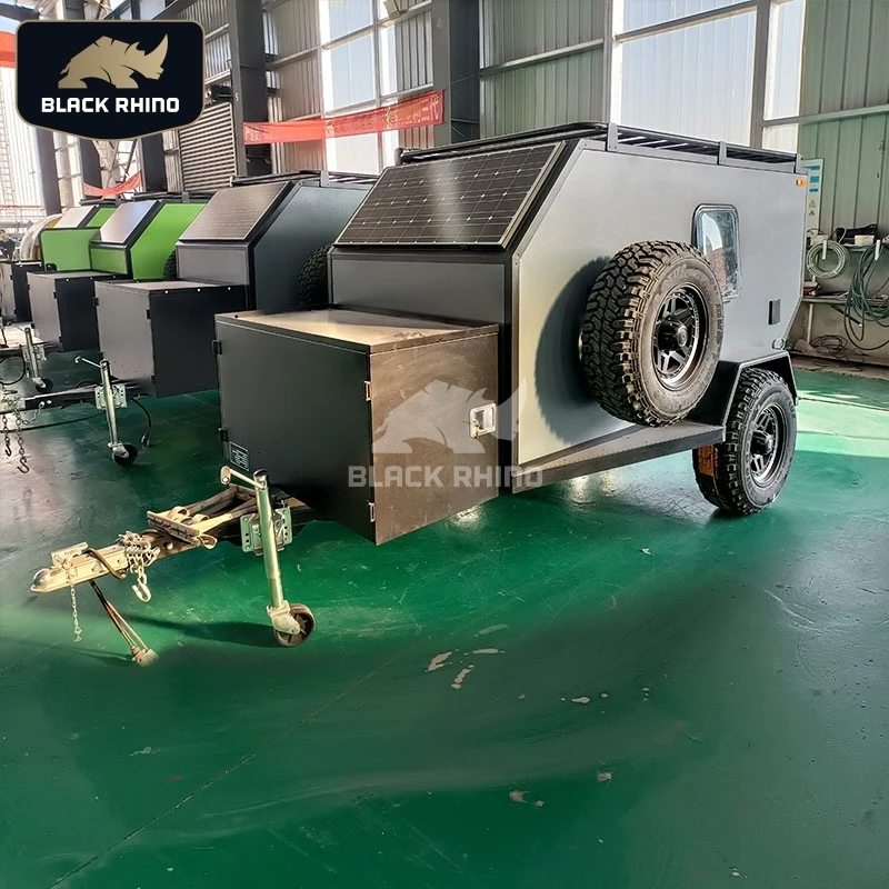 Традиционный мини-кемпер комплект туристических прицепов для кемпера трейлер велосипеда с обслуживанием транспортных средств