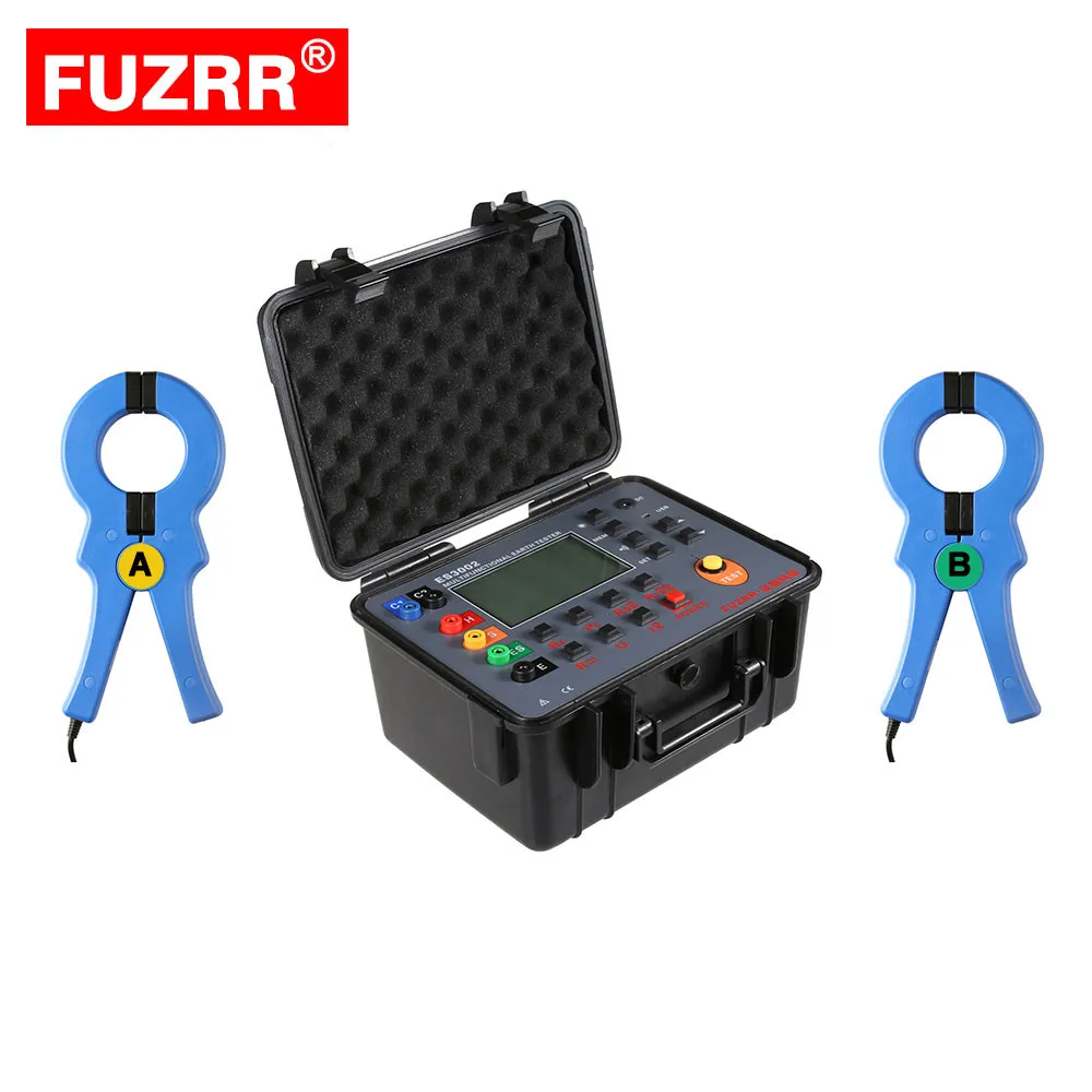 FUZRR Dual-clamp Grounding multifunctional resistance tester double clamp ground soil resistivity resistance test instruments