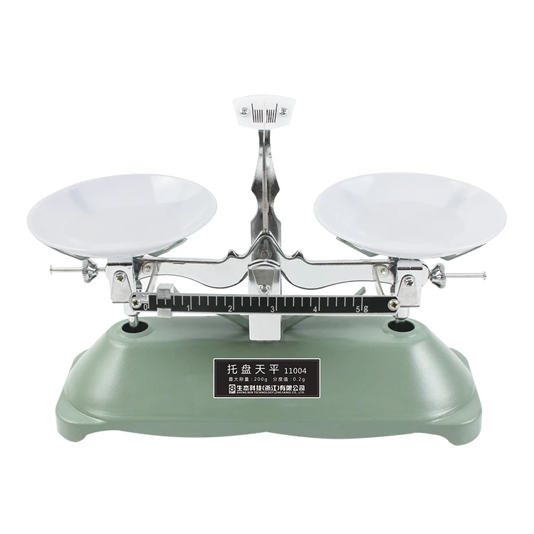 Student lab balance demo pallet scales 100g 200g 500g weight counter balance
