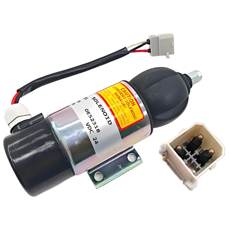 Suitable for excavator Volvo D6D/D6E flameout switch Perkinsengine flameout solenoid valve QE52318 oil cut-off valve spare part
