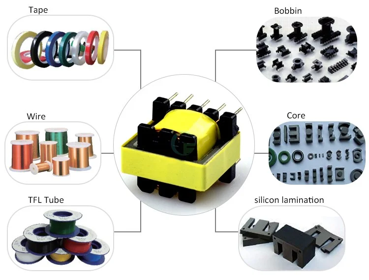  Mn-Zn Electric Transformer 12V Switching Power Flyback