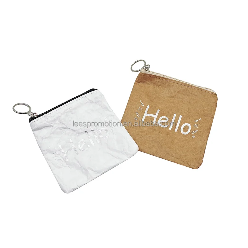 Waterproof Paper Makeup Cosmetic Bag Tyvek Reusable Dupont Bag mini Pouch