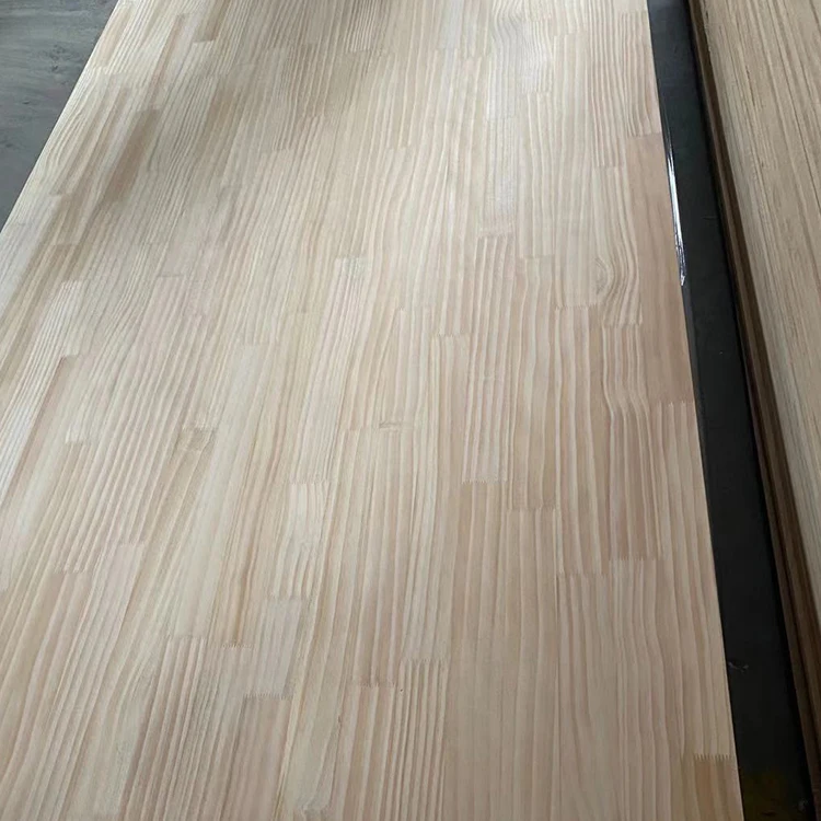 FSC High Quality Solid Wood Sylvestris Bleached Solid Board 3Mm-5Cm Thickness Pine Of Chinese Camphor Finger Joint Board