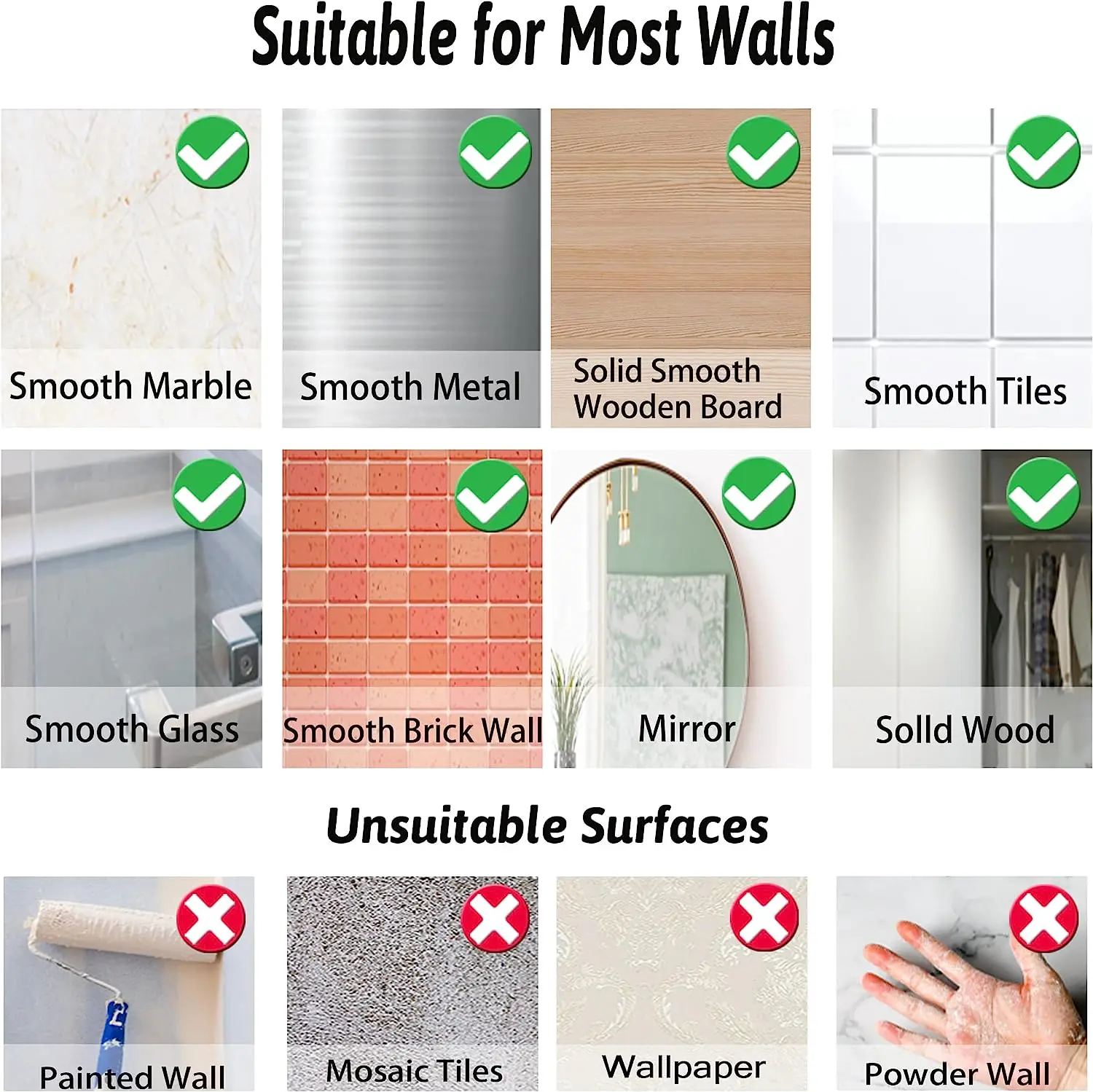 7*7cm Rustproof And Waterproof Single Strong Adhesive Wall Hook Removable Plastic  heavy duty wall hooks