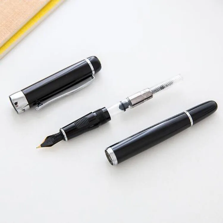 F003  Luxury Metal ink Pen Office & Business Writing Stationery Gifts for Men High End Iridium Point Fountain