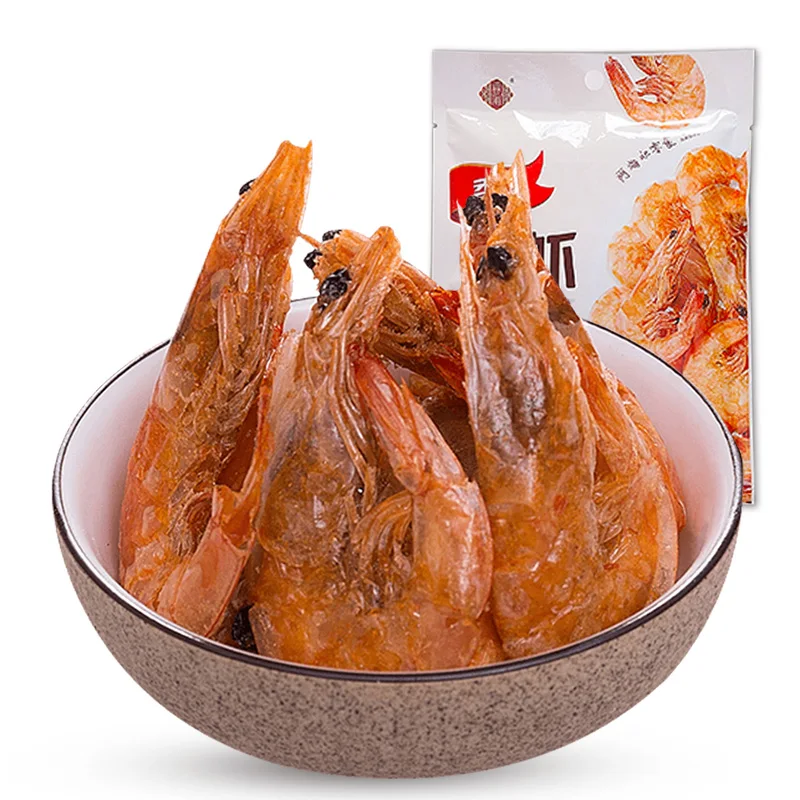 20 г Хрустящие креветочные простые пряные закуски из индейки и