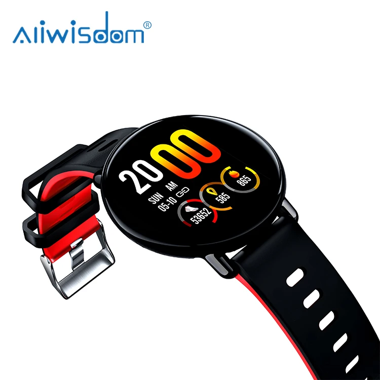 
K1 Smart Watch 2.5D Full HD 3D UI Touch Screen Waterproof Detachable 20MM Strap Standard Smartwatch Men For Huawei Xiaomi Phone 