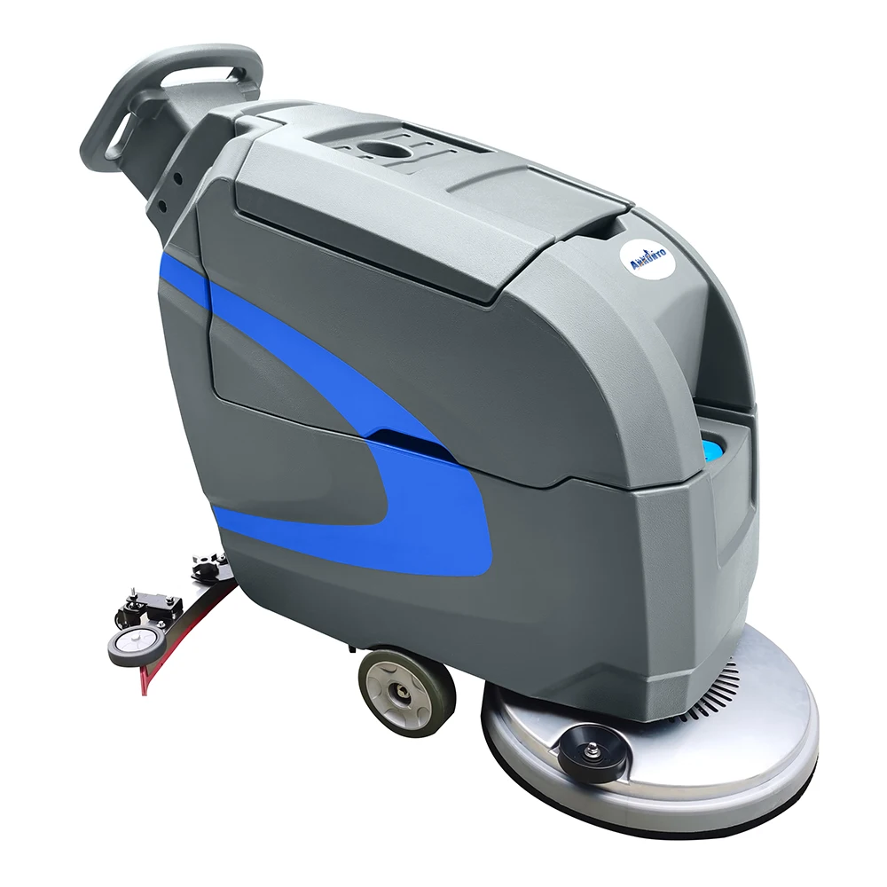 Battery Power Mini Floor Walk Behind Automatic Floor Scrubber Cleaning Machine