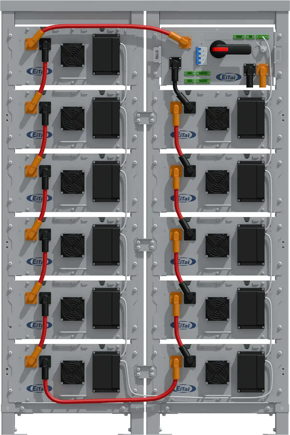 100kwh 150kwh 200kwh Commercial Battery Storage Industrial Solar Panels System with PCS and Lithium Battery Pack