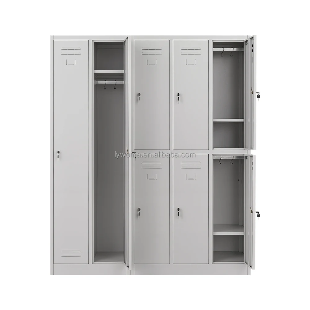 6 Door Steel Locker Steel Storage Wardrobe cupboard for changing Room/ Gym/ School
