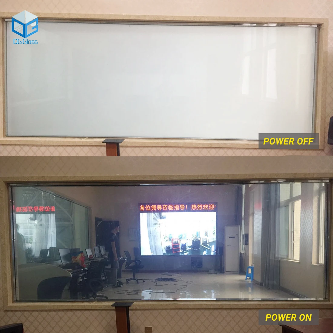 High Quality Qualified Tempered Float Glass Electronic Pdlc Switchable psg-pdlc smart glass