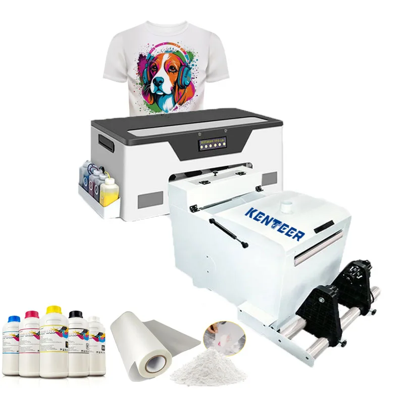 Supplier XP600 dtf printer 30 cm For Clothes T-shirt Textile Glue Printing dtf 30 cm printer dtf printer Printing Machine