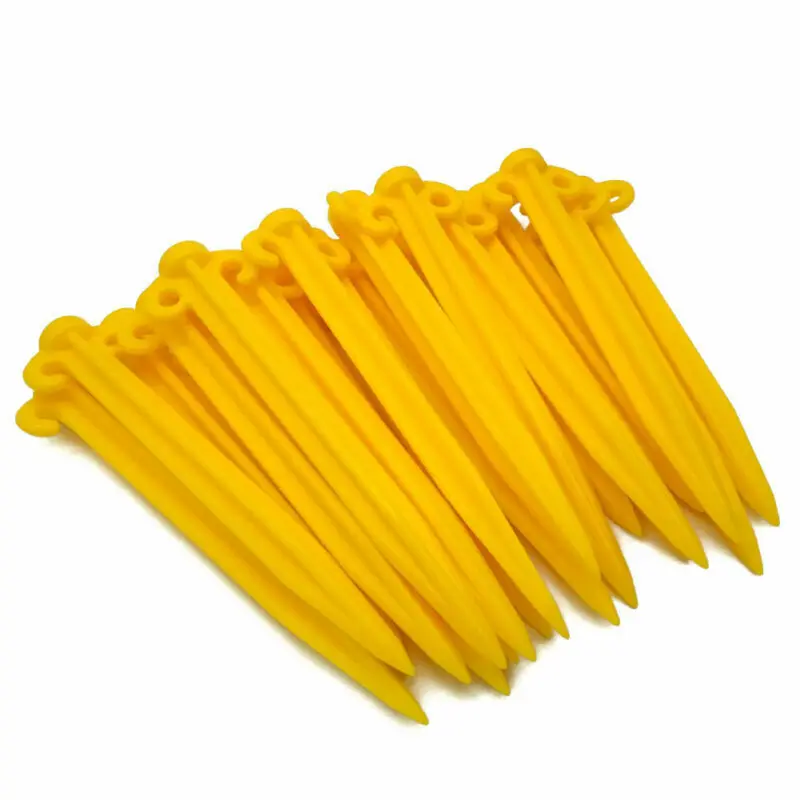 SUPA PEG TENT SAND PEGS POLYPROPYLENE HEAVY DUTY  Plastic Spike Hook Awning Camping Caravan Visual Marker