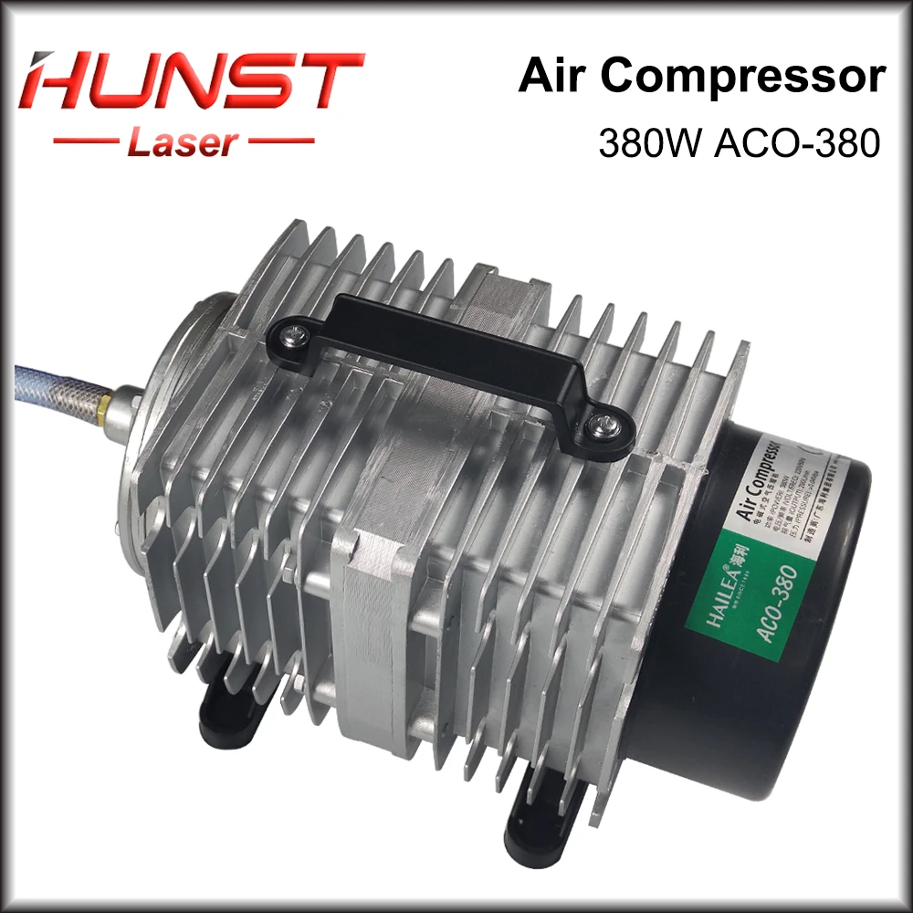 Hunst 380W 220V Air Compressor Electrical Magnetic Air Pump for CO2 Laser Engraving Cutting Machine ACO-380