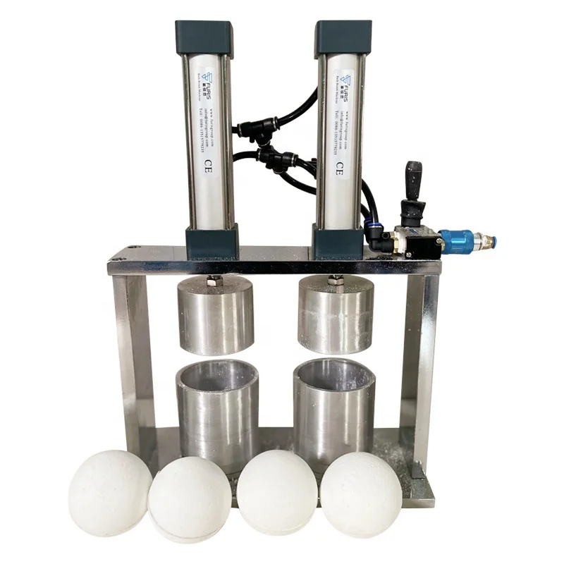 Factory Directly Sale Small Pneumatic Bath Salt Ball Pressing Machine Powder Forming Machine operate by hand