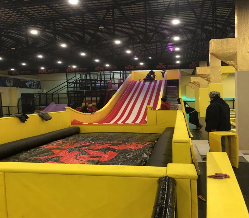 Children Kids Cheap Indoor Play Trampoline Park trampoline With Bungy Mat
