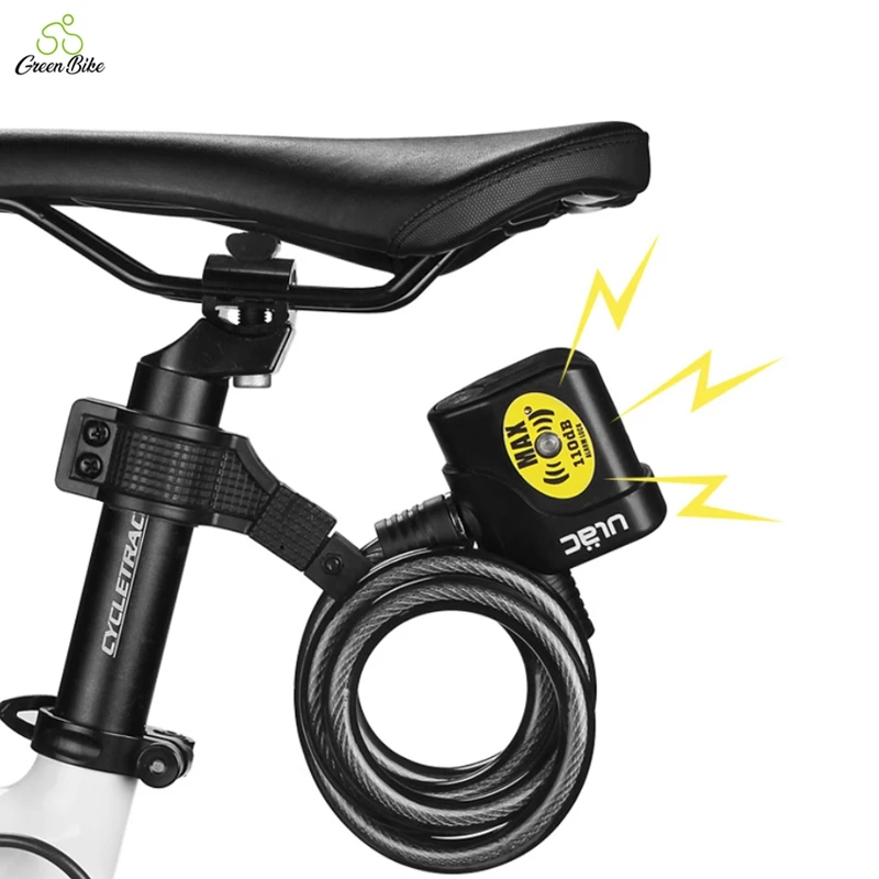 Доступная 110db с светодиодный предупредительный световой сигнал fahrradschloss mit шлюссель gsm велосипед сигнализация замок трос, хорошее качество горный велосипед сигнализация системы защиты от взлома