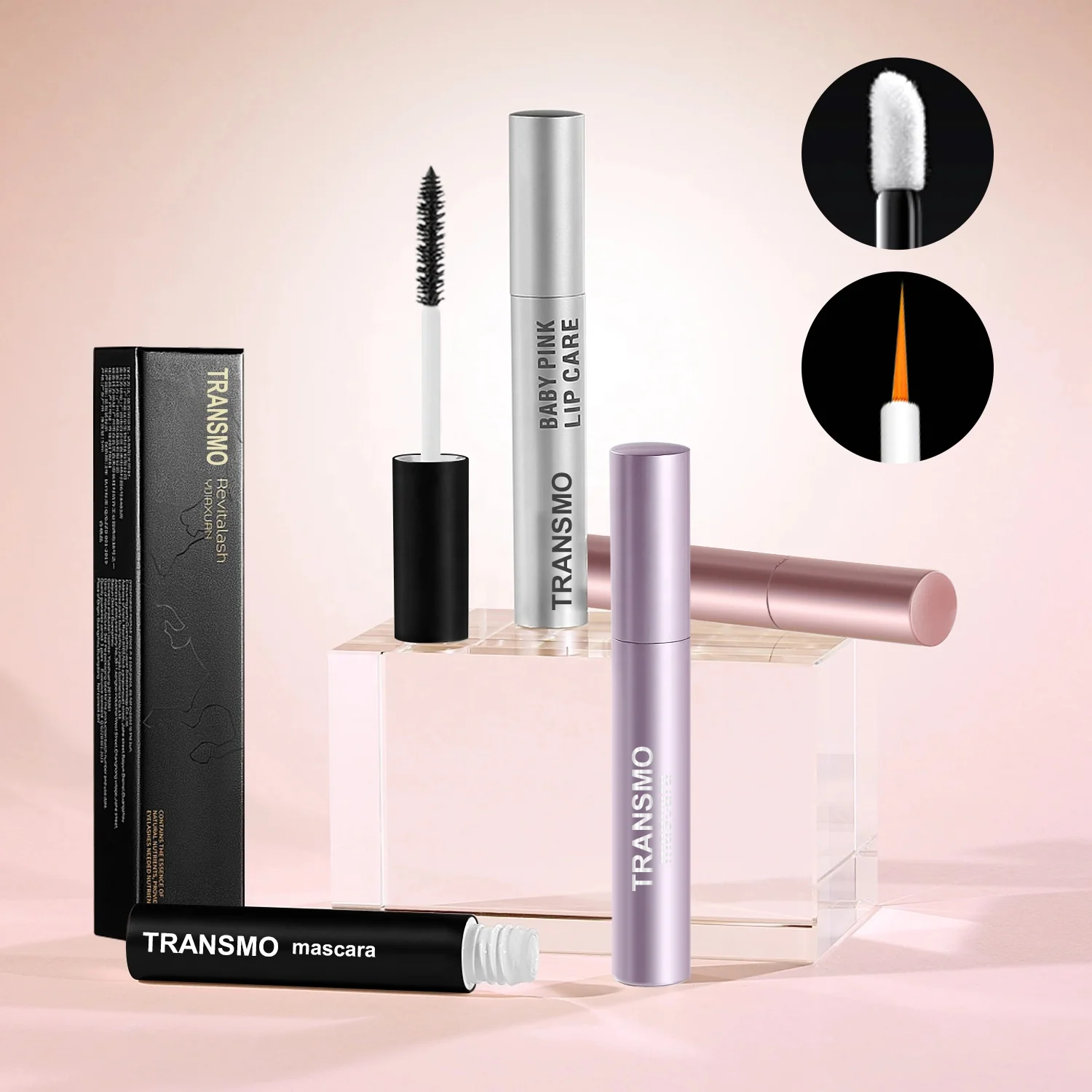 Mascara bottle eyelash serum bottle custom logo mascara packaging 10ml eyelash bottle metal mascara tubes