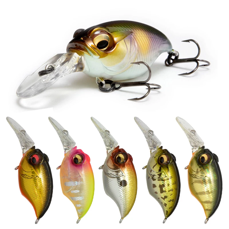 Factory Wholesale 42mm 6g Crank Lure Floating Lure Crankbait fishing artificial bait swim bait bass fishing baits for sale